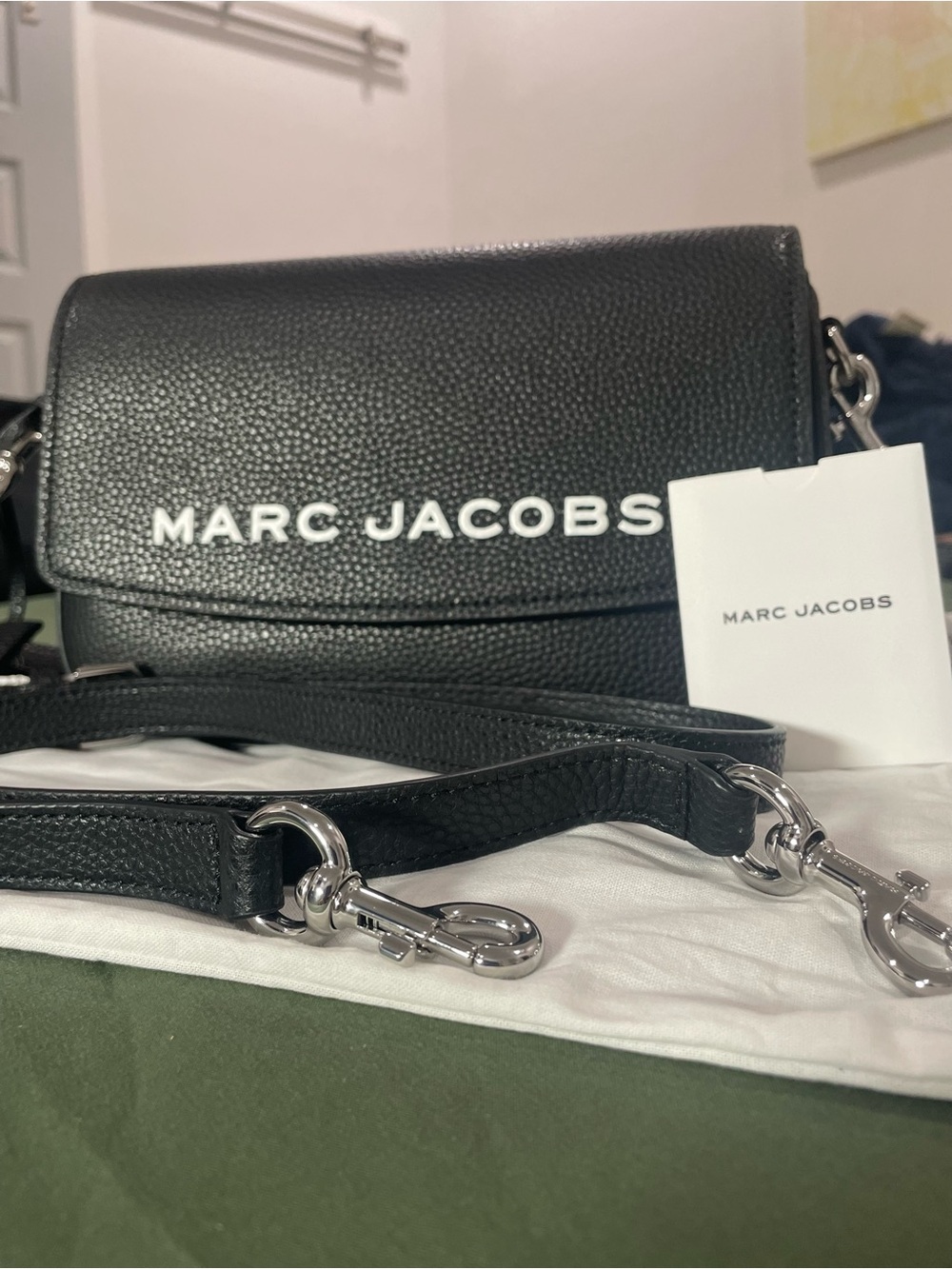 Marc Jacobs Bold Saddle Bag *BRAND NEW w/ TAGS* Leather Crossbody Shoulder